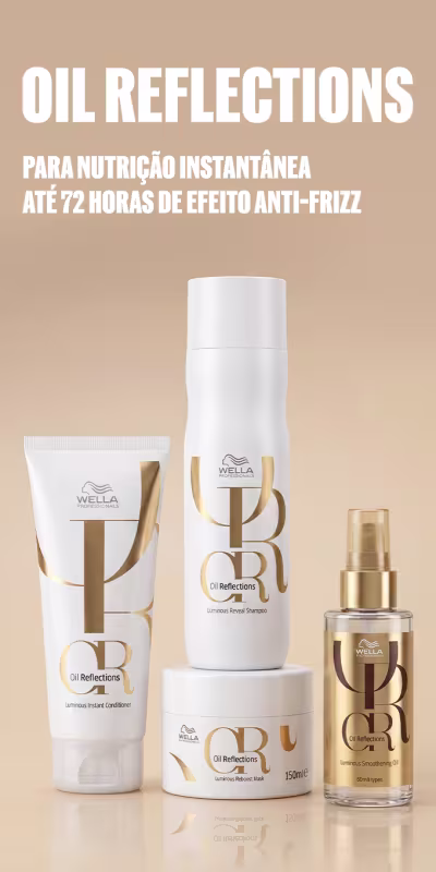 Wella Professionals Ultimate Luxe Oil, uma linha inovadora de produtos projetados para oferecer cuidados capilares luxuosos, combinando nutrição profunda e brilho incomparável.