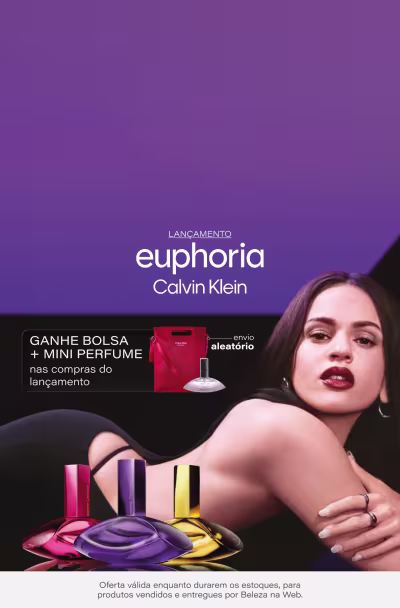 [Calvin Klein] Lançamento Euphoria Elixir | Ganhe Bolsa + Mini Perfume nas compras do lançamento