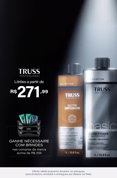 TRUSS Hydra Air com 15% OFF | Shampoo: desenvolvido para proporcionar uma limpeza hidratante