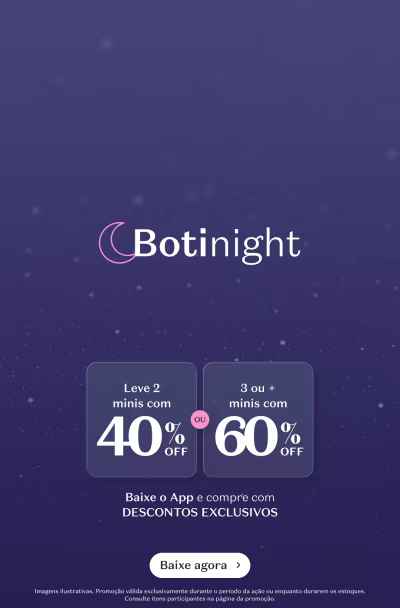 Boticário apresenta descontos exclusivos de 40% na Leve 2 e 60% em 3 ou + miniaturas, sem aplicativo. Código QR disponível para mais informações.