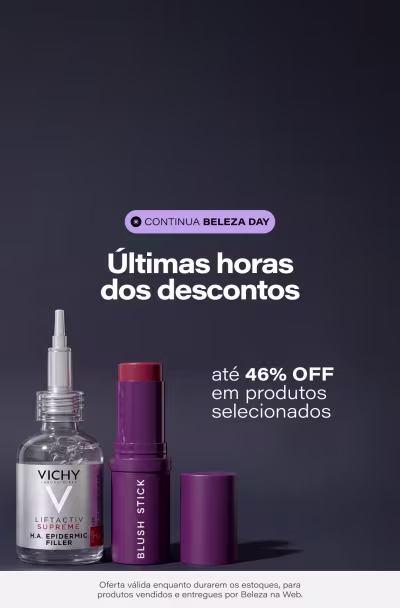 O melhor custo-benefício em um só lugar: confira a lista dos produtos com até 46% OFF *Válido para produtos vendidos e entregues por Beleza na Web
