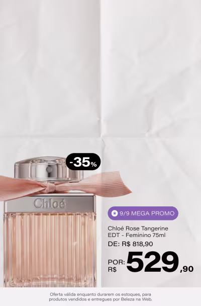 Chloé Rose Tangerine Eau De Toilette - Perfume Feminino 75ml De: R$ 818,9 Por: R$ 529,9 Selo: 35% OFF *Vendidos e entregues por Beleza na Web