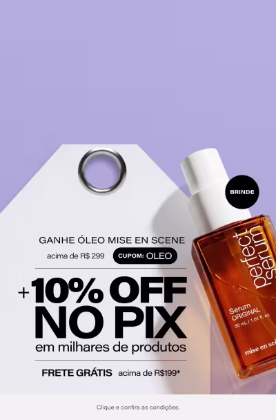 BELEZA 10: Todo dia 10 as melhores ofertas de beleza. + 10% OFF no pix em milhares de produtos* e vários cupons espalhados pelo site!