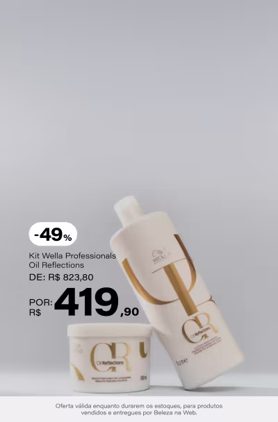 Kit Wella Professionals Oil Reflections Duo Salão (2 Produtos) De: R$ 823,8 Por: R$ 419,9 Selo: 49% OFF *Vendidos e entregues por Beleza na Web