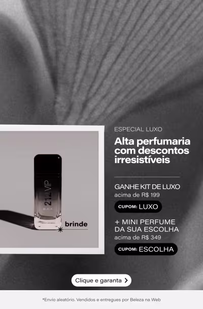 [ESCOLHA SEU BRINDE - MASC] Luxo Day | Descubra a sua família olfativa favorita. Ganhe Mimos de Luxo nas compras acima de R$199 + Mini da sua escolha olfativa preferida acima de R$349 no app" *Envio aleatório *Vendidos e entregues por Beleza na Web