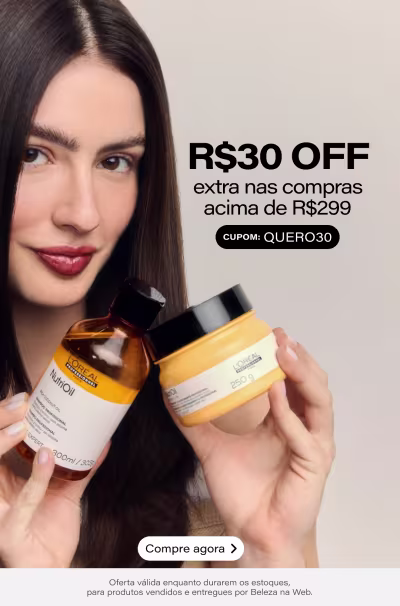 Ganhe R$30 OFF extra nas compras acima de R$299  *Vendidos e entregues por Beleza na Web