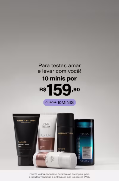 Leve 10 miniaturas por apenas R$159 só hoje! *Vendido e entregue por Beleza na Web
