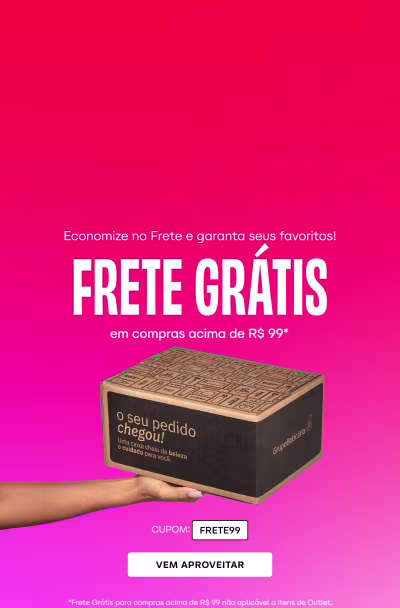 Frete grátis acima de R$99 com o cupom FRETE99