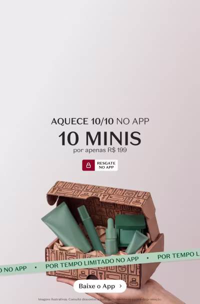 Aquece 10/10 no app