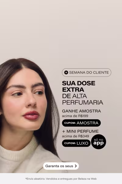 (Dior Day) Especial Mimos de Luxo | Ganhe amostra nas compras do site acima de R$199 + Mini Luxo acima de R$349 só no app *Válido para produtos vendidos e entregues por Beleza na Web, sujeito envio aleatório de brindes