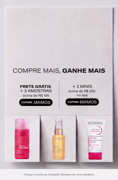 Mimos Progressivos | Ganhe frete grátis e 03 presentes acima de R$199 + 03 presentes acima de R$299 só no app *Envio aleatório *Vendidos e entregues por Beleza na Web