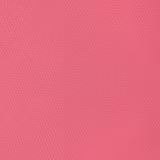 A imagem mostra um blush compacto de cor rosa em uma embalagem plástica transparente. O blush tem um acabamento fosco e está disposto em um estojo redondo. Em volta do pó compacto rosa, há um aro amarelo que realça a cor do produto.