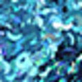 Colormake Shine Formatos Meia Lua Azul Turquesa - Glitter 2g