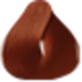 Caixa verde e tubo de creme permanente vegano da série profissional da marca Acquaflora, com rótulo indicando a coloração 8.44 Louro Claro Cobre Intenso.