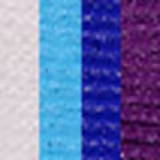 Colormake Blocks Roxo, Azul Escuro, Azul Claro e Branco - Tinta 30g