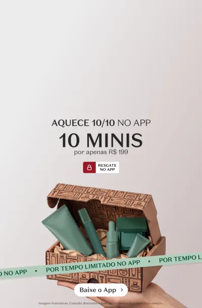 Aquece 10/10 no app