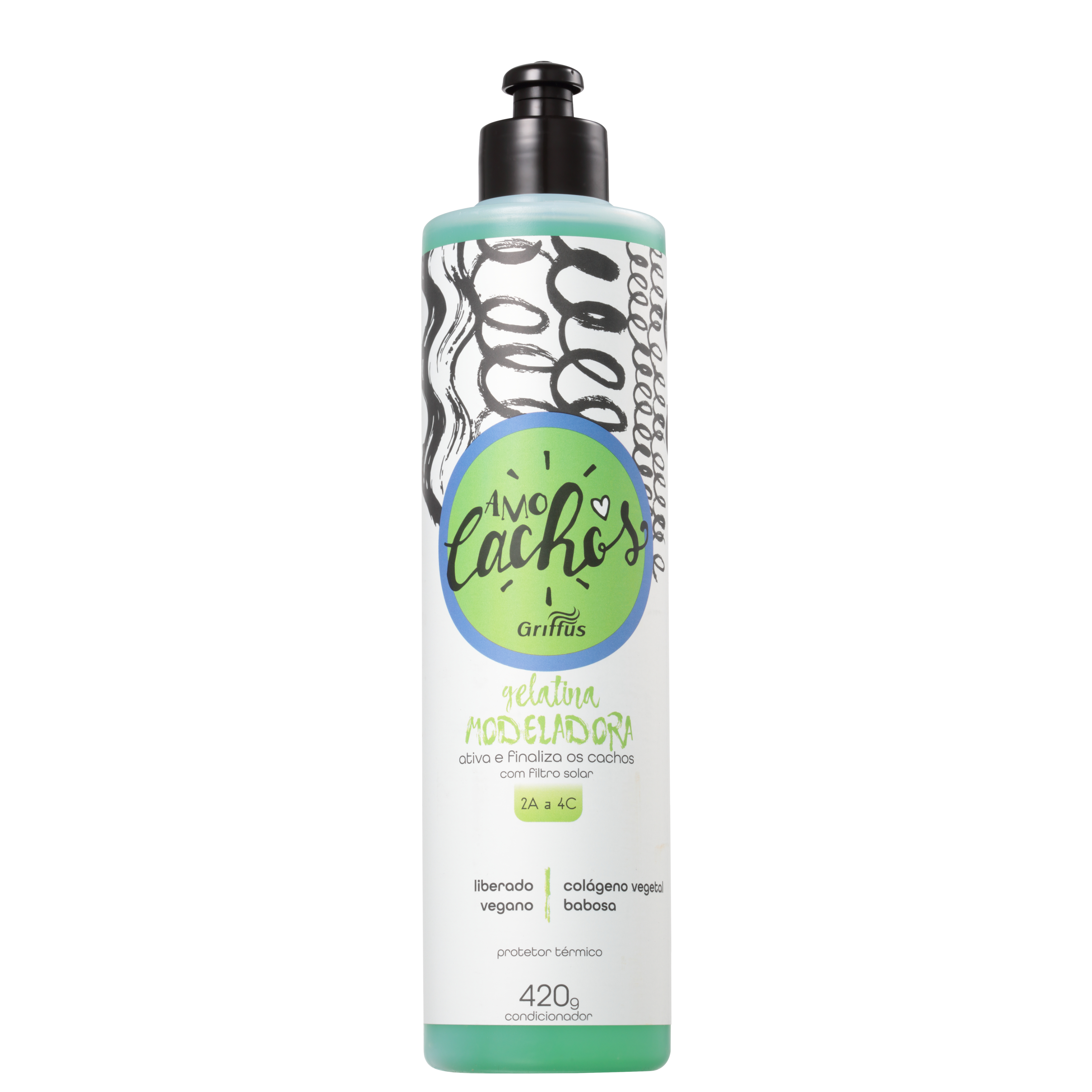 Griffus Amo Cachos - Gelatina Ativadora de Cachos 420ml