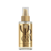 Frasco de óleo da linha Oil Reflections da Wella Professionals, com embalagem dourada e transparente, contendo 100 ml do produto.