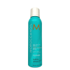 A imagem mostra o produto Moroccanoil Dry Texture Spray 205ml, embalagem cilíndrica na cor turquesa com o logotipo "M" laranja e o nome do produto "Dry Texture Spray" e o restante do texto com letras brancas e pretas.