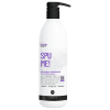 Shampoo hidratante com espuma suave da linha Curly Care. Embalagem plástica branca com detalhes em preto.