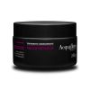 Tratamento condicionante reconstrutor Acquaflora em embalagem preta com rótulo rosa, contendo 250g do produto.