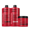 Combo Match SOS Reconstrução: Shampoo 1L + Condicionador 1L + Máscara Capilar 500ml Menor preço em Combo Match SOS Reconstrução: Shampoo 1L + Condicionador 1L + Máscara Capilar 500ml