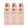 Combo Liz: Desodorante Antitranspirante Aerossol 75g (3 unidades) Menor preço em Combo Liz: Desodorante Antitranspirante Aerossol 75g (3 unidades)