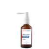 A imagem mostra o frasco de cor âmbar do Sérum Neoptide Expert de Ducray. O frasco possui uma tampa branca com um aplicador em forma de bomba. O rótulo indica que tem 50ml de conteúdo. O design tem cores predominantes de branco, azul e laranja.