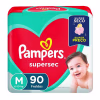 Fralda Pampers S/Sec Giga M c/90 Unidades