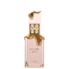 Frasco de perfume Eclaire da marca Lattafa, com embalagem em tons de rosa e dourado, apresentando um design elegante e sofisticado.