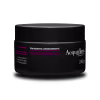 Tratamento condicionante reconstrutor Acquaflora em embalagem preta com rótulo rosa, contendo 250g do produto.