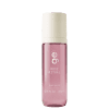 Frasco cilíndrico de body & hair mist Rose Ritual da GE Beauty, 200ml. Embalagem em tons rosa translúcido com tampa branca. Rótulo branco com logo "ge" e texto em branco descrevendo o produto.