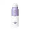 Frasco branco e lilás com ilustração de flor de algodão contendo 125ml de desodorante antitranspirante aerossol da marca Cuide-se Bem Rosa e Algodão.