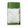 Frasco verde transparente com líquido claro, folhagens em relevo e tampa verde escuro contendo 100ml de desodorante colônia Arbo Puro.