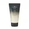 Frasco com degradê de preto e branco com tampa preta e rótulo com letras e detalhes brancos contendo 150g de gel de limpeza antioleosidade Malbec Facial.