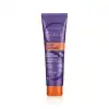 Tubo de creme finalizador Siàge Liso Intenso, com embalagem roxa e laranja, contendo 100 ml do produto. Destaca-se o texto "Selante Finalizador" e "2x mais lisos, bloqueio do frizz".