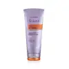 Frasco de condicionador Siàge Liso Intenso, com embalagem roxa e laranja, contendo 200 ml do produto. O rótulo destaca os benefícios de maior alisamento e controle do frizz.