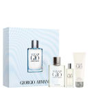 Conjunto Acqua di Giò Giorgio Armani Masculino - Eau de Toilette 100ml + Gel de Banho 75ml + Travel Size 15ml