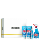 Conjunto Moschino Fresh Couture Feminino - Eau de Toilette 100ml + Loção Corporal 100ml + Gel de Banho 100ml + Travel Size 10ml