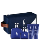 Conjunto Polo Blue Ralph Lauren Masculino - Eau de Toilette 125ml + Eau de Toilette 40ml + Gel de Banho 50ml + Pós-Barba 50ml + Nécessaire
