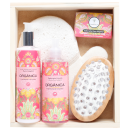 Kit Banho Orgânica Spa Framboesa e Orquídea (5 produtos)