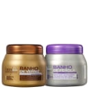 Kit Forever Liss Banho de Pérola e Verniz (2 Produtos)
