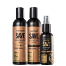 Kit Yenzah Save Reconstrução Capilar Rescue (3 Produtos)