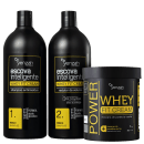 Kit Yenzah Whey Fit Escova Inteligente Completo (3 Produtos)