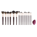 Kit de Pincéis Mariana Saad com Esponja Flat Blend (14 Produtos)