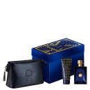 Conjunto Dylan Blue Pour Homme Versace Masculino - Eau de Toilette 100ml + Gel de Banho 100ml + Nécessaire