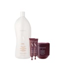 Kit Senscience Purify Shampoo 1L Inner Restore Máscara e ampolas C.P.R.