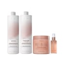 Kit Braé Revival Shampoo+Condicionador 1L+Mascara 500g+Shine Oil 60ml