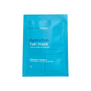 Pacote de máscara capilar hidratante da marca Braé, com embalagem plástica azul turquesa contendo 15g do produto. O rótulo destaca os benefícios de restauração e hidratação com aminoácidos e extrato de aloe vera.