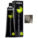 Frasco de item de perfumaria da marca L'Oréal Professionnel, com embalagem preta e verde, contendo produto coloração para cabelos, com texto legível no rótulo.